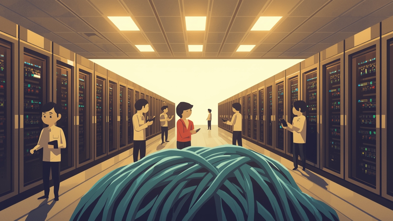 New AI model launches at tech company data center