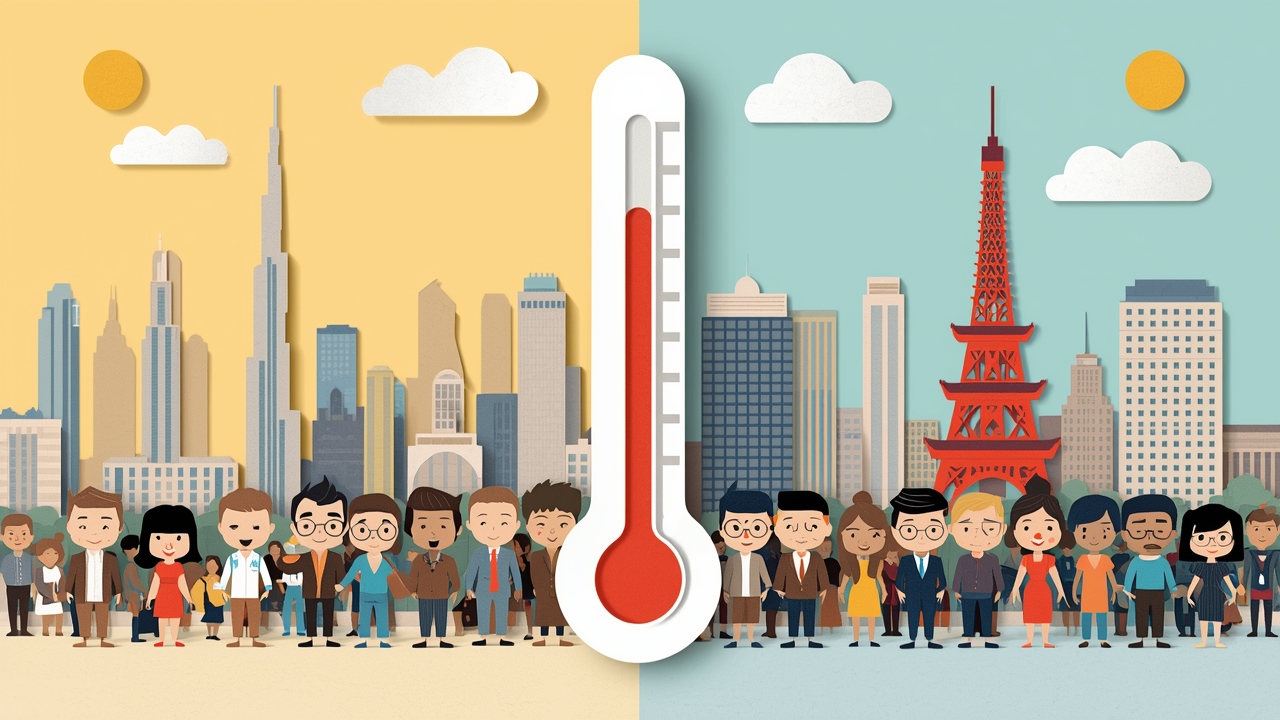Temperature surges hit Dubai and Tokyo