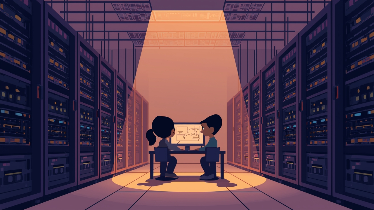 Researchers work on AI model development