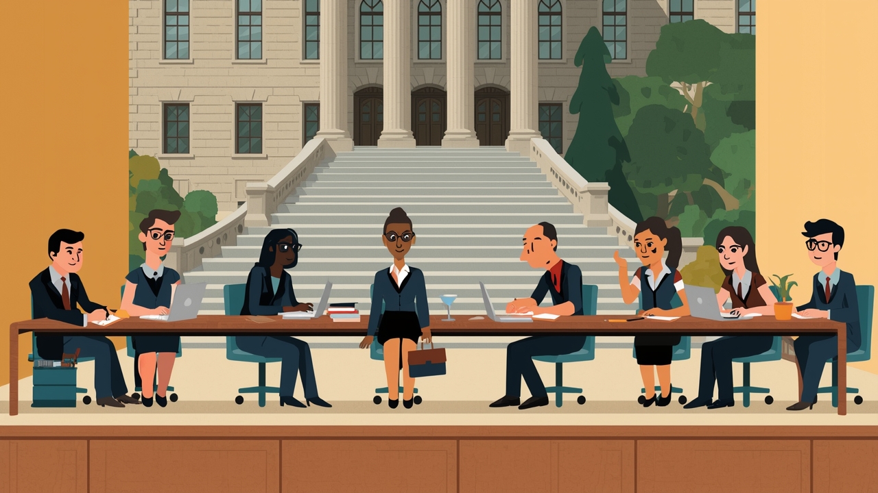 Federal Reserve officials review documents