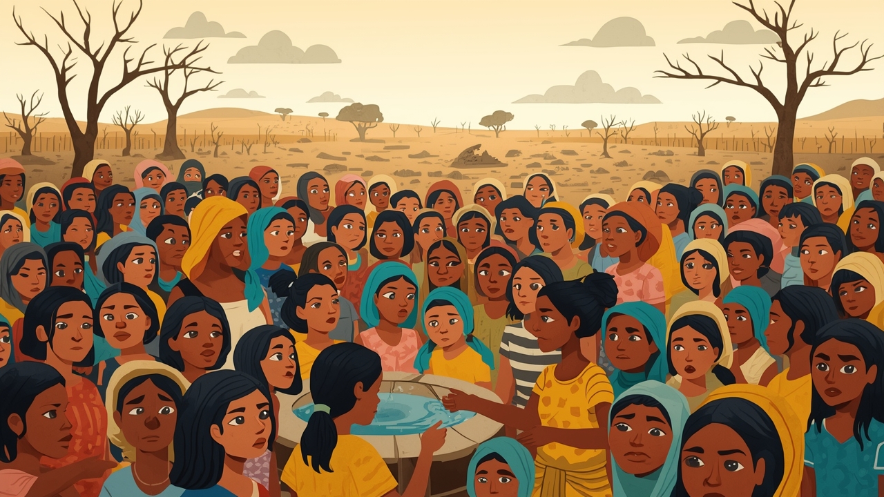 Women and girls at risk of deep poverty due to climate change