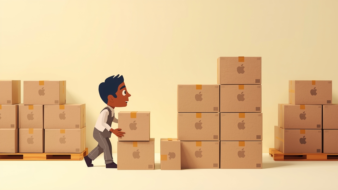Apple devices prepared for launch